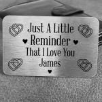 Reminder That I Love You Gift Personalised Boyfriend Husband