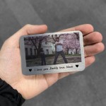 Personalised I Love You Daddy Gift From Daughter Son Photo Card 