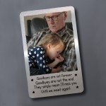 Goodbyes Are Not Forever Personalised Memorial Gift For Nan Dad