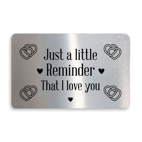 Just A Little Reminder That I Love You Gift Boyfriend Husband