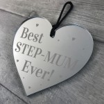 Best Step Mum Gifts Mirror Heart Gift For Mum Novelty Birthday