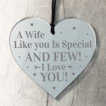Mirror Heart Gift For Wife Novelty Valentines Day Anniversary