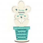 Thank You Nan Gift Flower Birthday Gift For Her Grandparent Gift