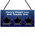 Weight Loss Gift For Him PERSONALISED Countdown Plaque Diet