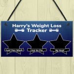 Weight Loss Gift For Him PERSONALISED Countdown Plaque Diet