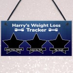 Weight Loss Gift For Him PERSONALISED Countdown Plaque Diet