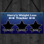 Weight Loss Gift For Him PERSONALISED Countdown Plaque Diet