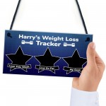 Weight Loss Gift For Him PERSONALISED Countdown Plaque Diet