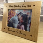 Happy Valentines Day Gift Personalised Photo Frame Gift For Him