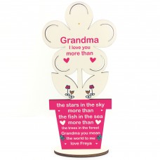 Grandma Gift Poem Personalised Birthday Gift Grandparent Gift