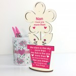 Nan Gift Poem Personalised Flower Birthday Gift Grandparent Gift