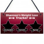 Weight Loss Personalised Countdown Plaque Diet Slimming Gifts