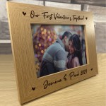 Our First Valentines Day Together Gift Personalised Photo Frame