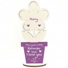 Gift For Nanny Personalised Reminder I Love You Birthday Gift