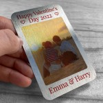 Happy Valentines Day Gift Personalised Photo Card Gift