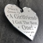Gift For Girlfriend Birthday Valentines Day Gift Engraved Heart 