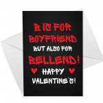 Funny Rude Valentines Day Card For Boyfriend Joke Card For Men