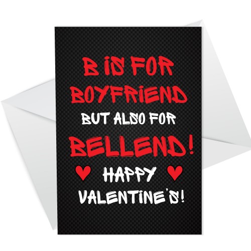 Funny Rude Valentines Day Card For Boyfriend Joke Card For Men