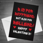 Funny Rude Valentines Day Card For Boyfriend Joke Card For Men
