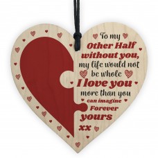 I Love You Keepsake Gift Husband Wife Valentines Day Gift 