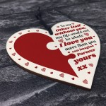 I Love You Keepsake Gift Husband Wife Valentines Day Gift 