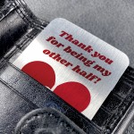 Perfect Anniversary Valentines Day Gift For Him Her OTHER HALF