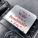 Wife Gift For Valentines Anniversary Birthday Card Soulmate Gift
