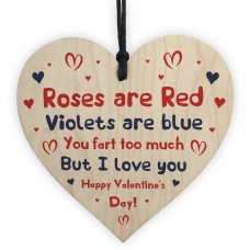 Valentines Day Gifts for Her Him Wood Heart Love Gift Husband