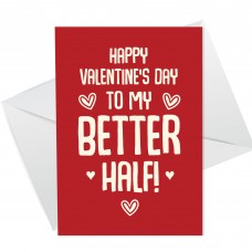 Funny Valentines Day Card For Boyfriend Girlfriend Husband Wife 