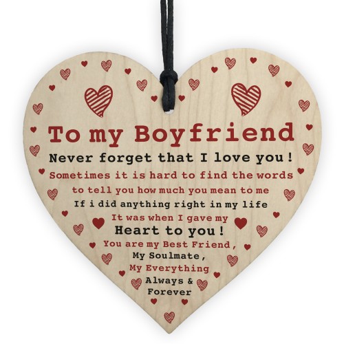 Boyfriend Gift For Anniversary Valentines Day Heart Soulmate