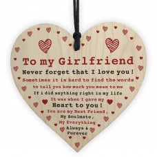 Girlfriend Gift For Anniversary Valentines Day Heart Soulmate