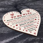 Wife Gift For Anniversary Valentines Day Heart Soulmate Gifts