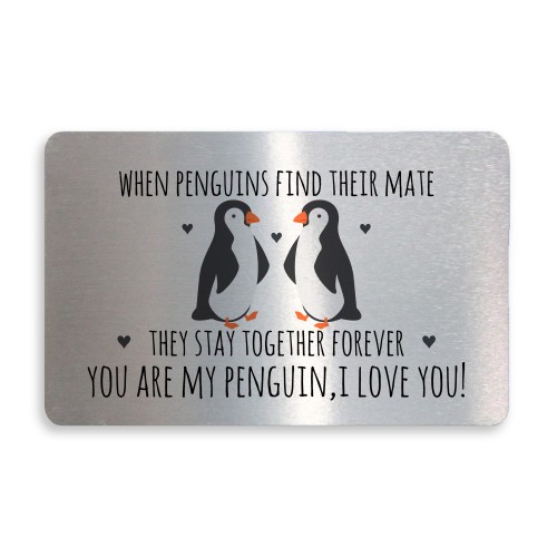 Cute Penguin Gift For Boyfriend Girlfriend Valentines