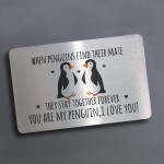 Cute Penguin Gift For Boyfriend Girlfriend Valentines