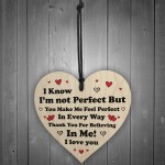 Love You Gifts Wooden Heart Gift For Him Her Boyfriend 