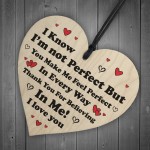 Love You Gifts Wooden Heart Gift For Him Her Boyfriend 