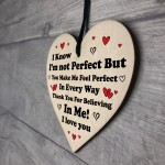 Love You Gifts Wooden Heart Gift For Him Her Boyfriend 