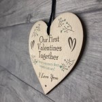 Special Our First Valentines Together Gift Love Gift For Him Her