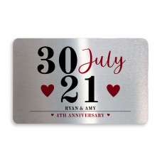 Personalised 1st 2nd 3rd 4th 5th Anniversary Gift For Him Her