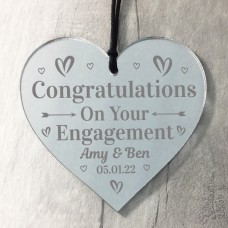 Congratulations On Your Engagement Gift For Couple Engraved