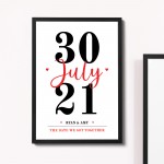 PERSONALISED Anniversary Gifts For Boyfriend Girlfriend Framed