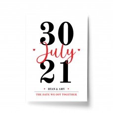 PERSONALISED Anniversary Gifts For Boyfriend Girlfriend Print