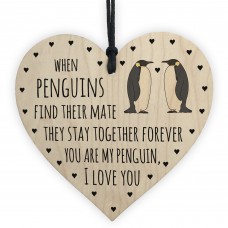 Penguin Couple Gift For Valentines Anniversary Boyfriend Husband