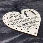 Penguin Couple Gift For Valentines Anniversary Boyfriend Husband