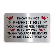 Thank You Gift For Him Her Valentines Day Anniversary Gift Card