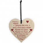 Funny Quirky Valentines Anniversary Gift For Him Her Wood Heart