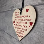 Funny Quirky Valentines Anniversary Gift For Him Her Wood Heart