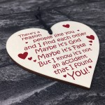 Funny Quirky Valentines Anniversary Gift For Him Her Wood Heart