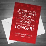 Valentines Day Card For Husband Wife Boyfriend Girlfriend CUTE