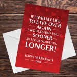 Valentines Day Card For Husband Wife Boyfriend Girlfriend CUTE